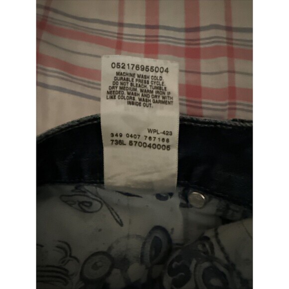 Levi's White Tab Green Letters Skinny Denim Jeans | Women Size 12M/31W - Picture 12 of 12